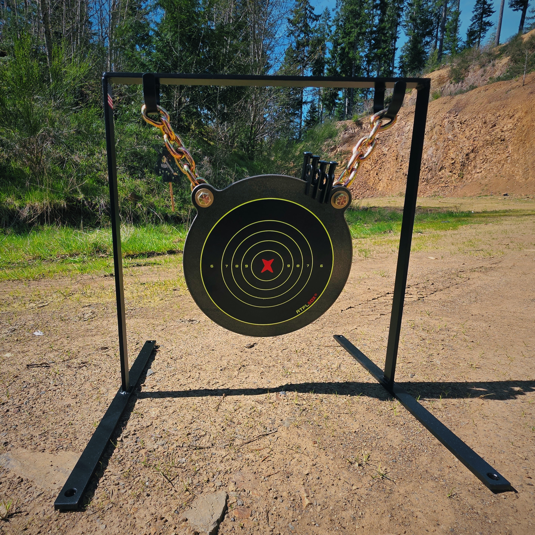 10" gong setup