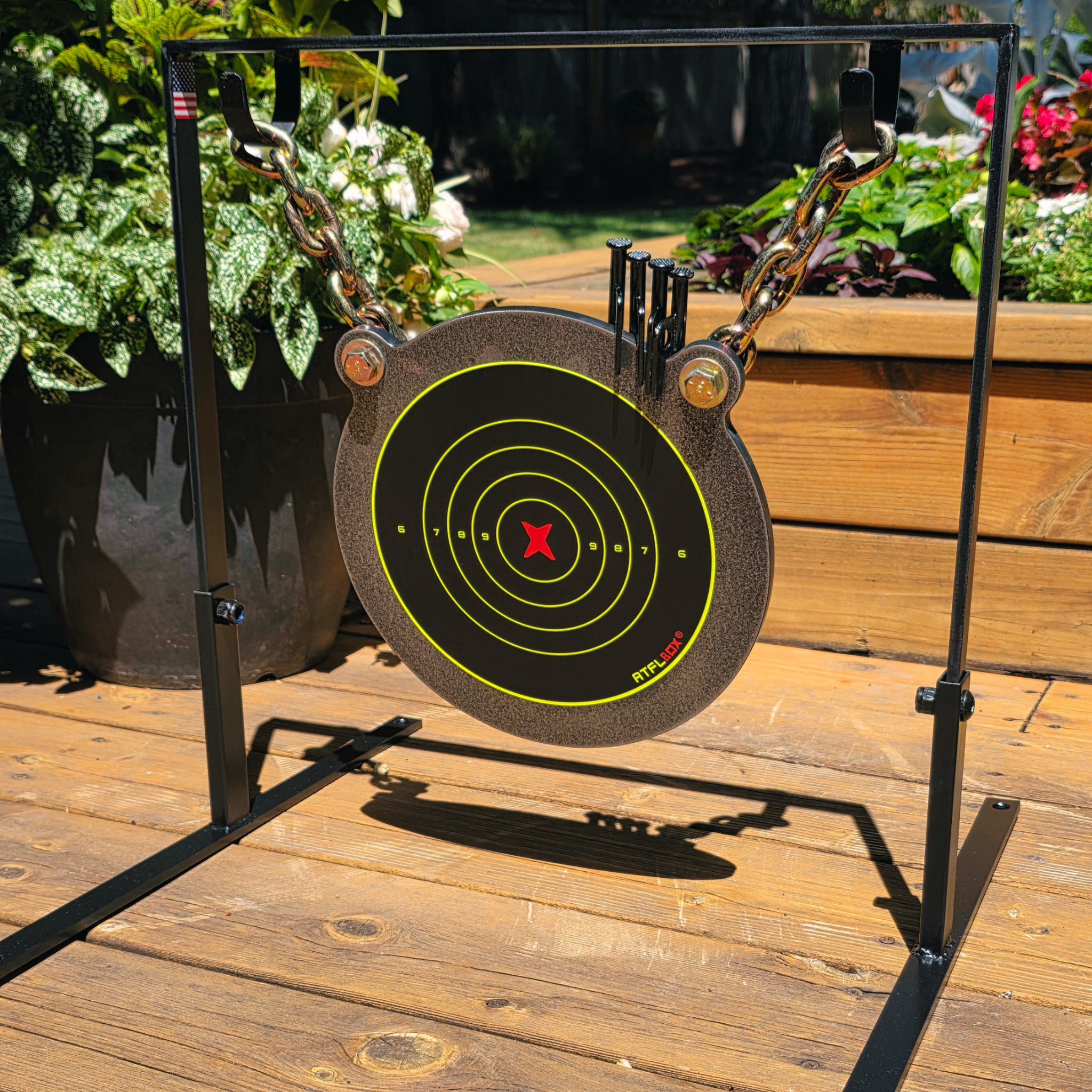 10" AR500 steel gong kit