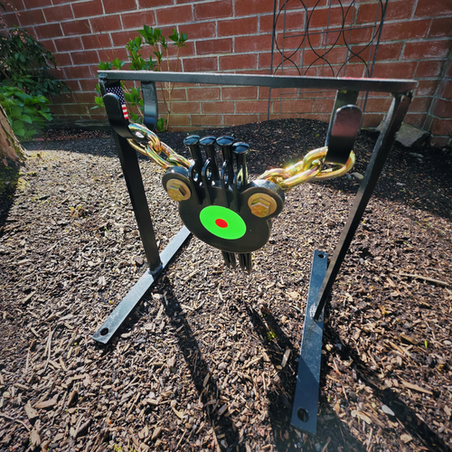 4" AR500 steel gong kit