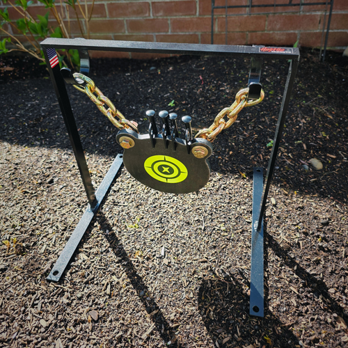 6" AR500 steel gong kit