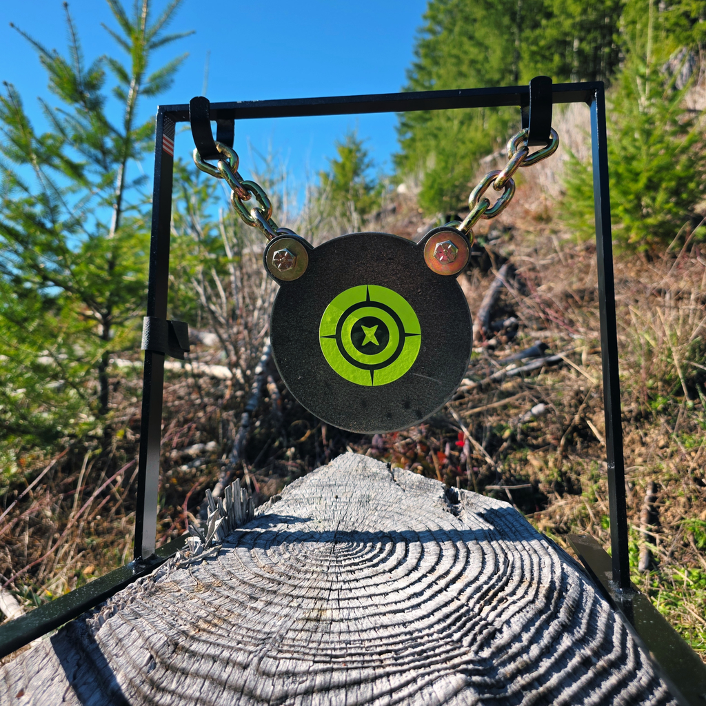 6" AR500 steel gong kit
